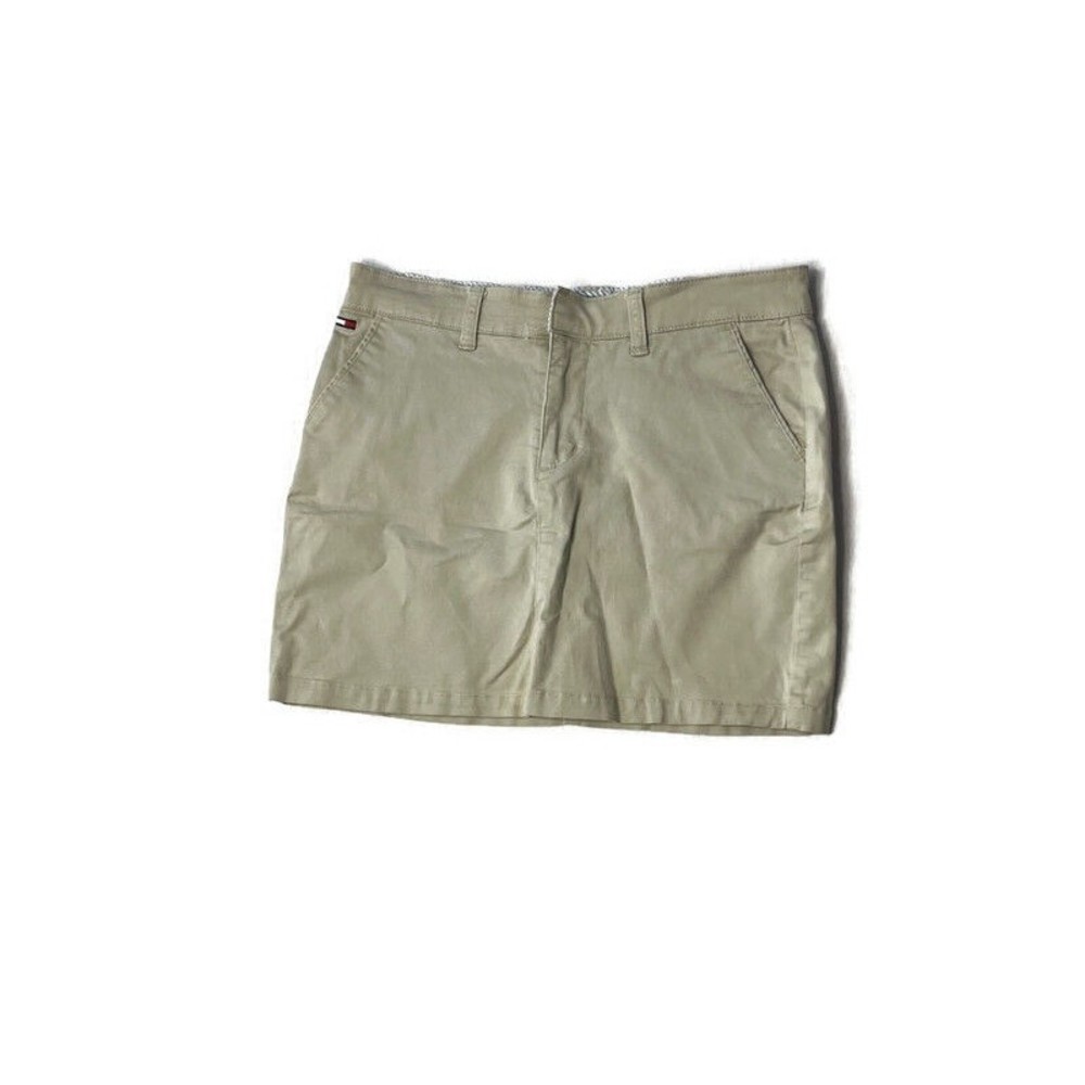 Tommy Hilfiger Tommy Jeans Beige Khaki Mini Skirt